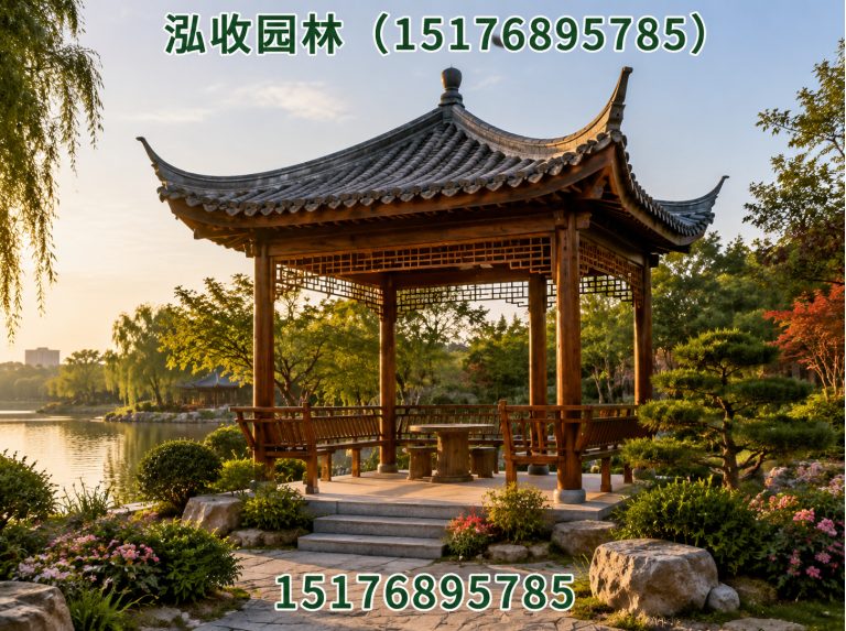 乐东京津冀防腐木工程展示图